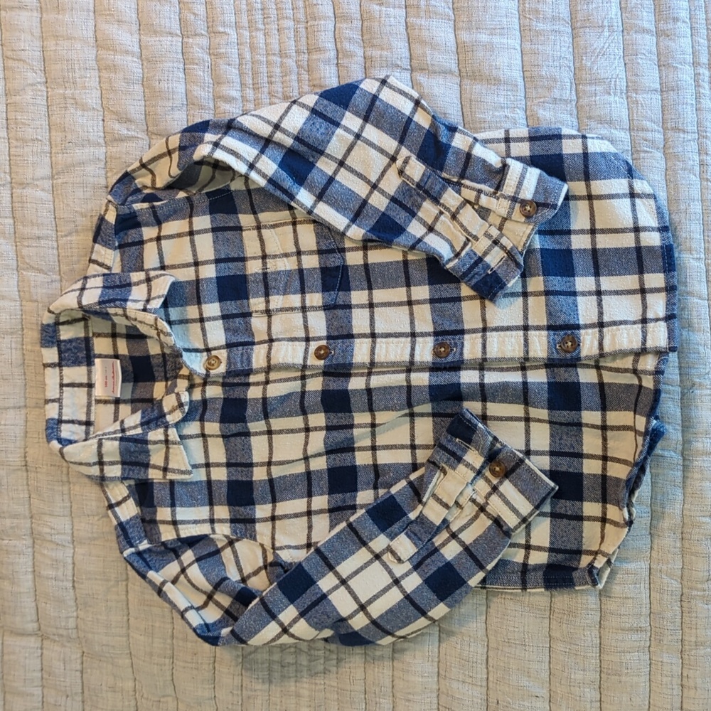 Hanna Andersson flannel shirt